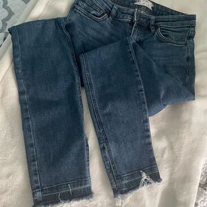 Free People Raw Hem and Distressed Jeans. Excellent condition.